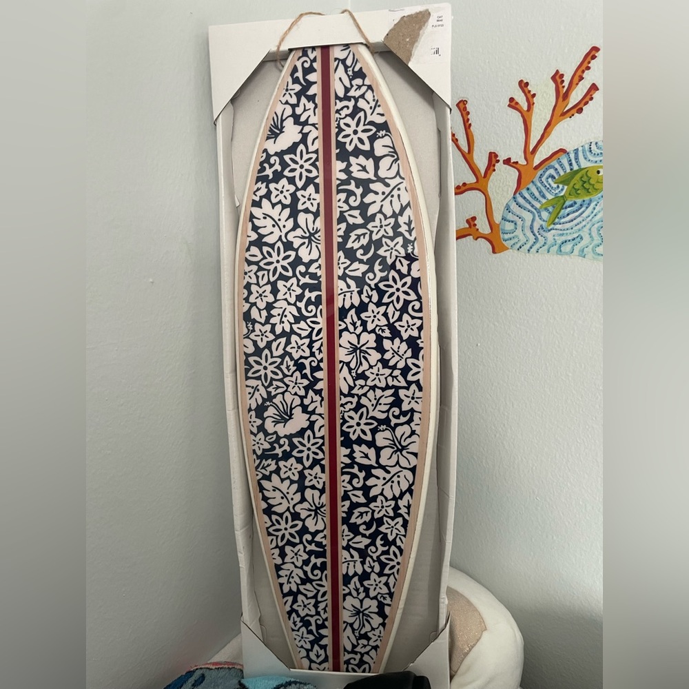 Surf board wall decor